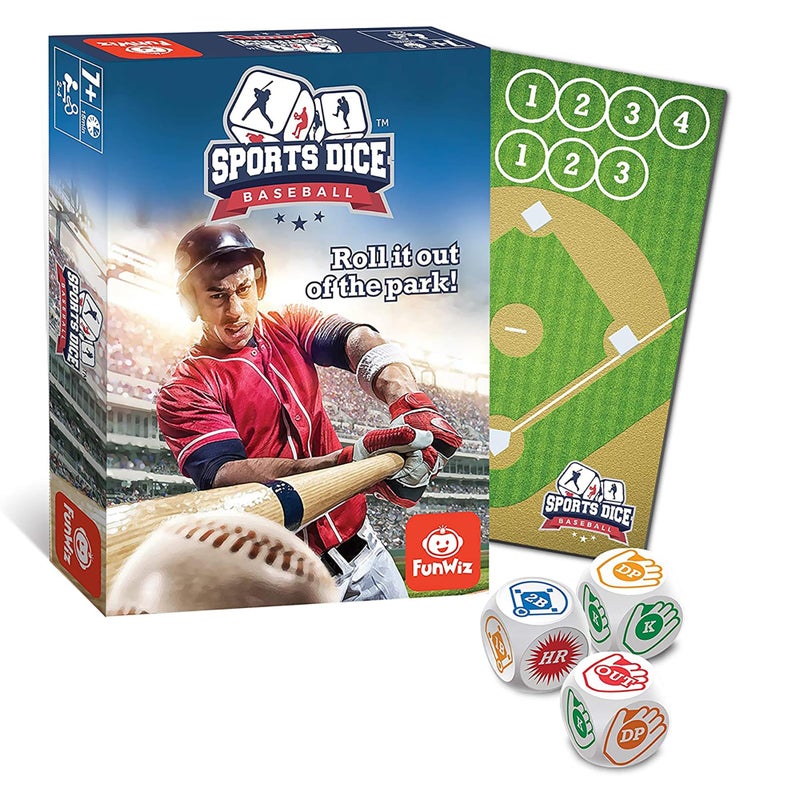FoxMind, Baseball Sport Dice Game, for Baseball Fans, Easy to Play, Travel Sized - Image 2